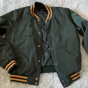 Green Bomber Jacket